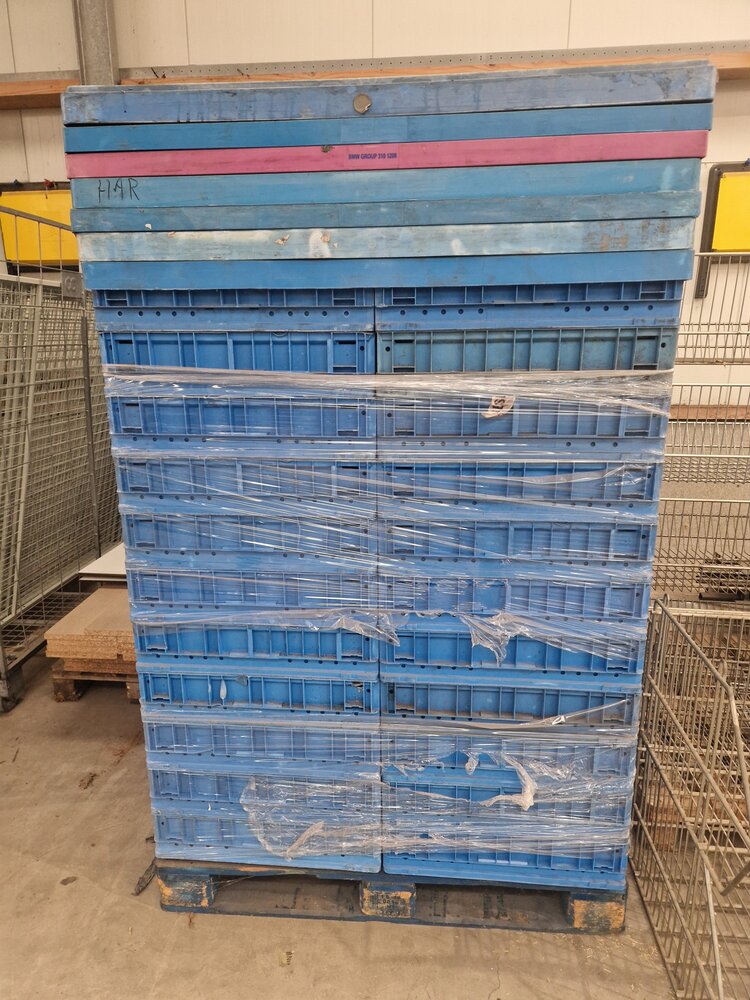 Emtrade Partij KLT bakken 60x40x15cm en 40x30x22cm, gebruikt (b-keus)