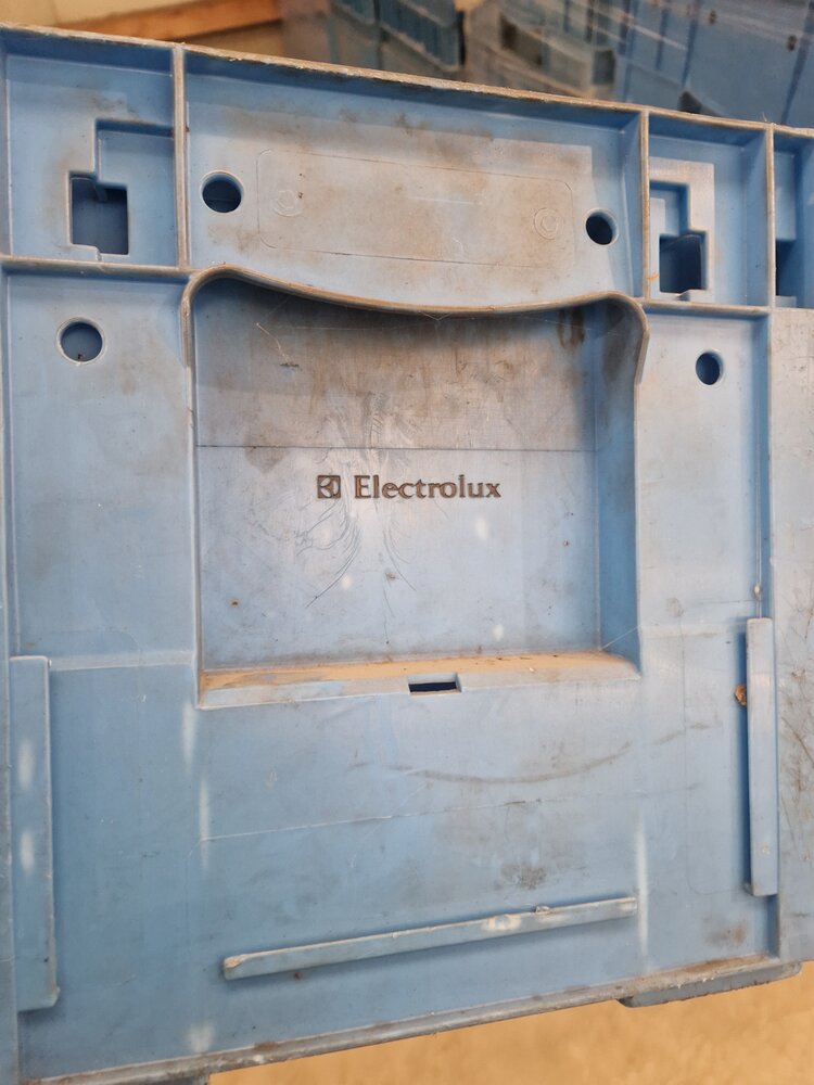 Emtrade Partij KLT bakken 60x40x15cm en 40x30x22cm, gebruikt (b-keus)