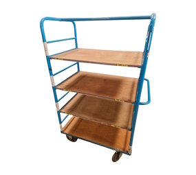 Emtrade Etagewagen 4 niveaus, 500 kg totaal, Vink Lisse, gebruikt, legbord 660x970 mm