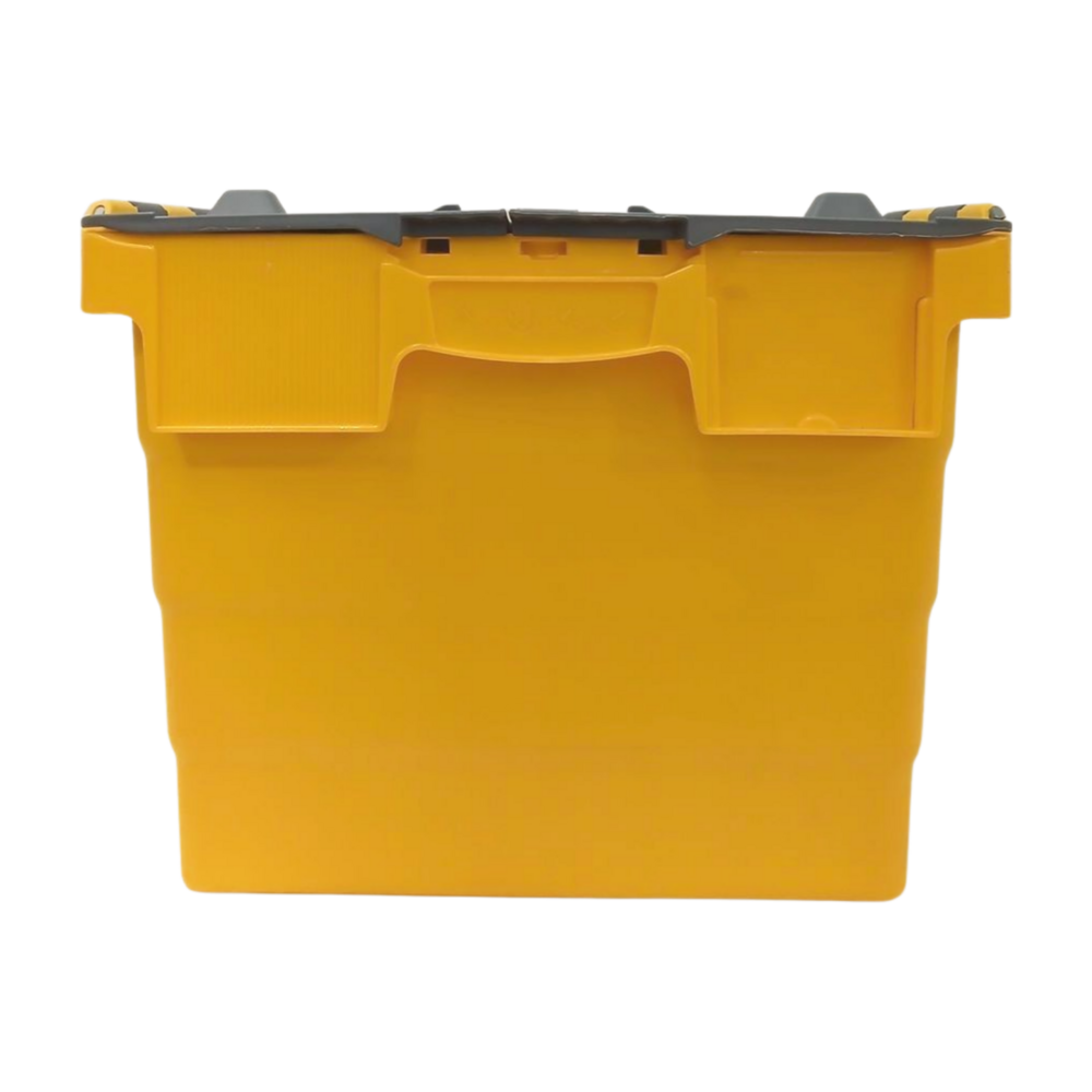 Emtrade (Nieuw) Distributiebak, 600x400x320 mm, euronorm, geel, grijs kunststof, nieuw