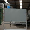 Emtrade Verrijdbaar Magnetisch Whiteboard / Schoolbord 200x120cm - Dubbelzijdig, Wit, Gebruikt