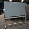 Emtrade Verrijdbaar Magnetisch Whiteboard / Schoolbord 200x120cm - Dubbelzijdig, Wit, Gebruikt