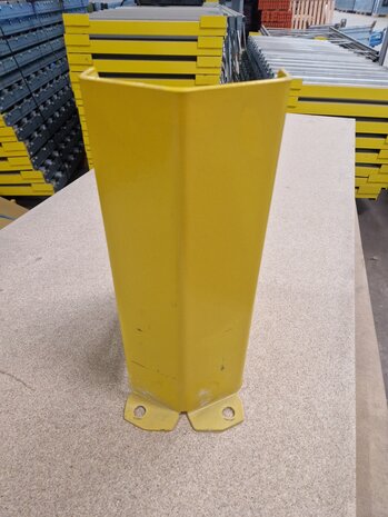 Emtrade Stijlbeschermer palletstelling geel – 40 cm hoog - Gebruikt
