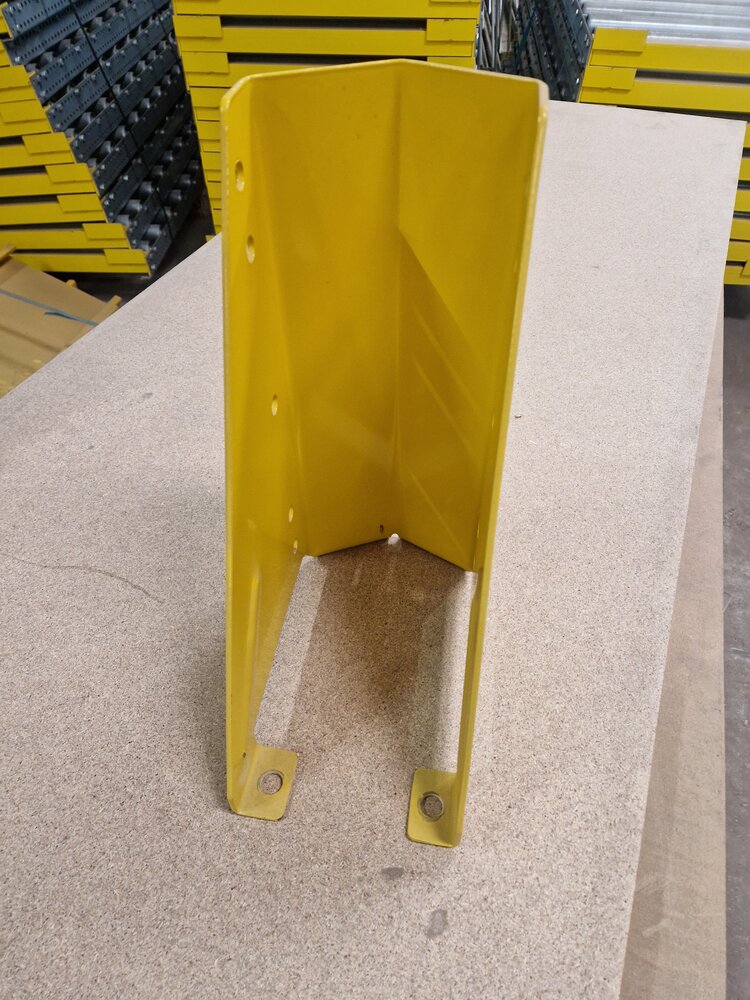 Emtrade Stijlbeschermer palletstelling geel – 40 cm hoog - Gebruikt