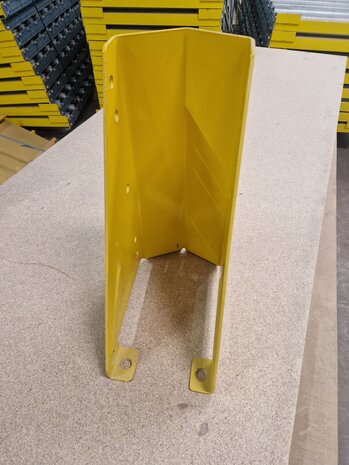 Emtrade Stijlbeschermer palletstelling geel – 40 cm hoog - Gebruikt
