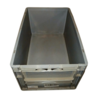 Emtrade Magazijnbak 600x400x320 mm, Met Luik/Klep, Grijs, Gebruikt Emtrade Magazijnbak 600x400x320 mm, Met Luik/Klep, Grijs, Gebruikt