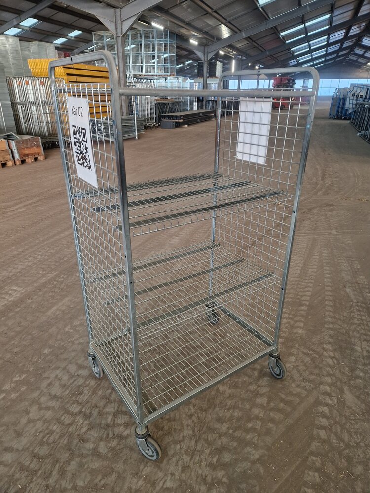 Emtrade Orderpickkar 4 Niveaus, 890x620x1630mm, Gebruikt Emtrade Orderpickkar 4 Niveaus, 890x620x1630mm, Gebruikt
