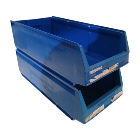 Perstorp Form Perstorp Form magazijnbak 9069, 500x230x150 mm, polypropyleen, blauw, gebruikt