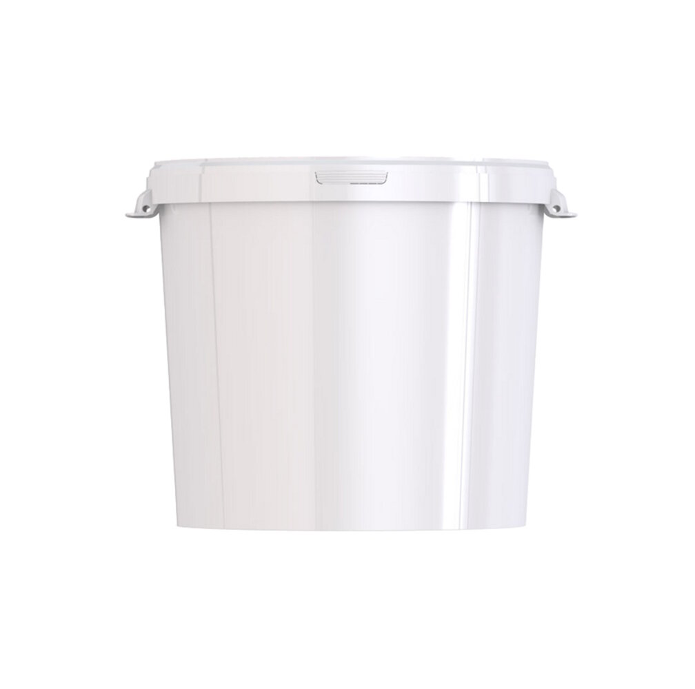 Jokey Kunststof emmer 30,7 liter, PP05, levensmiddelecht, wit, industrieel, nieuw