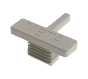 Meta Meta Clip legbordstelling afdekdop enkelzijdig, kunststof, voor staander, nieuw