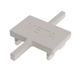 Meta Meta Clip legbordstelling afdekdop dubbelzijdig kunststof, voor gekoppelde staanders, nieuw