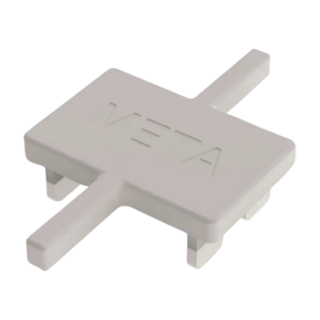 Meta Meta Clip legbordstelling afdekdop dubbelzijdig kunststof, voor gekoppelde staanders, nieuw