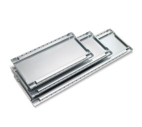 Meta Meta clip legbord 1000x800 mm â€“ verzinkt staal, 230 kg draagvermogen, nieuw