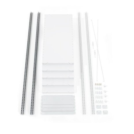 Meta Meta Clip Losse Stijl 2000 mm – Verzinkt Staal, Flexibele Legbordplaatsing, nieuw