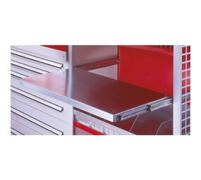 Meta Meta Clip Uitschuifbaar Legbord 1000 x 500 mm – Verzinkt Staal, nieuw