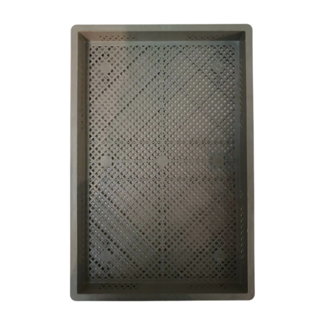 Emtrade (Nieuw) Stapelkrat, 600x400x60 mm, euronorm, lichtgrijs pp, nieuw