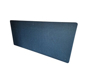 Emtrade Akoestisch wandpaneel 240 x 120 x 1,5 cm, blauw, gebruikt