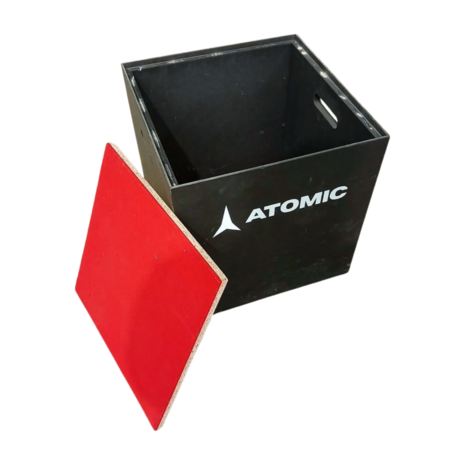 Emtrade Atomic zitkubus, open onderzijde, losse zitplaat, 445x445x460 mm, gebruikt