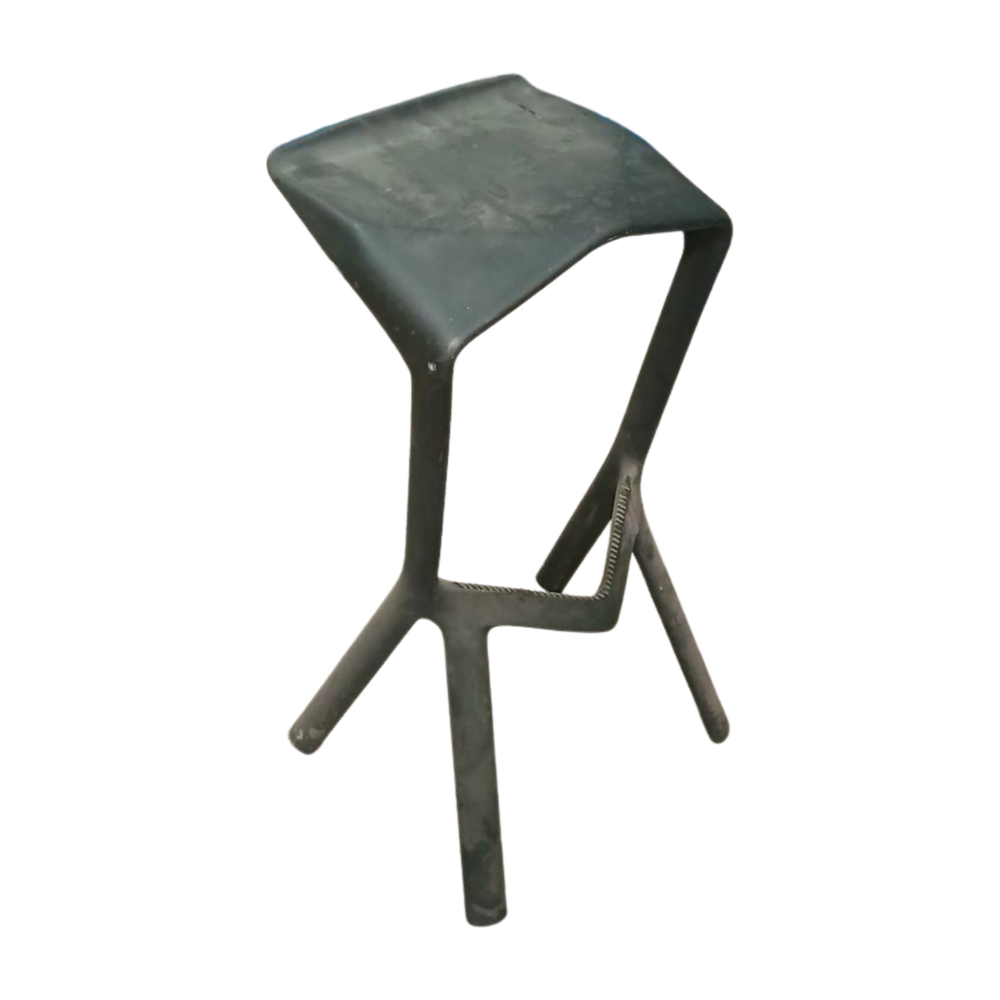 Emtrade Barkruk kunststof, zonder leuning, 315x380x800 mm, gebruikt