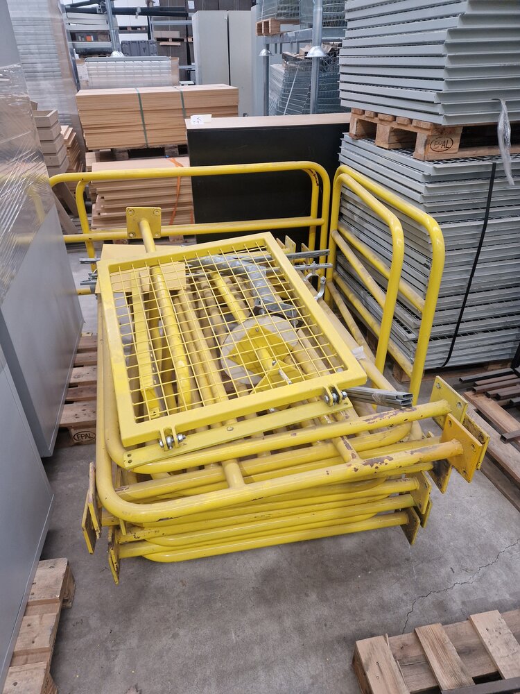 Emtrade Beschermingshekwerk geel, gebruikt, prijs per meter