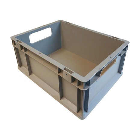 Emtrade (Nieuw) Stapelbak, 400x300x170 mm, euronorm, grijs pp, nieuw
