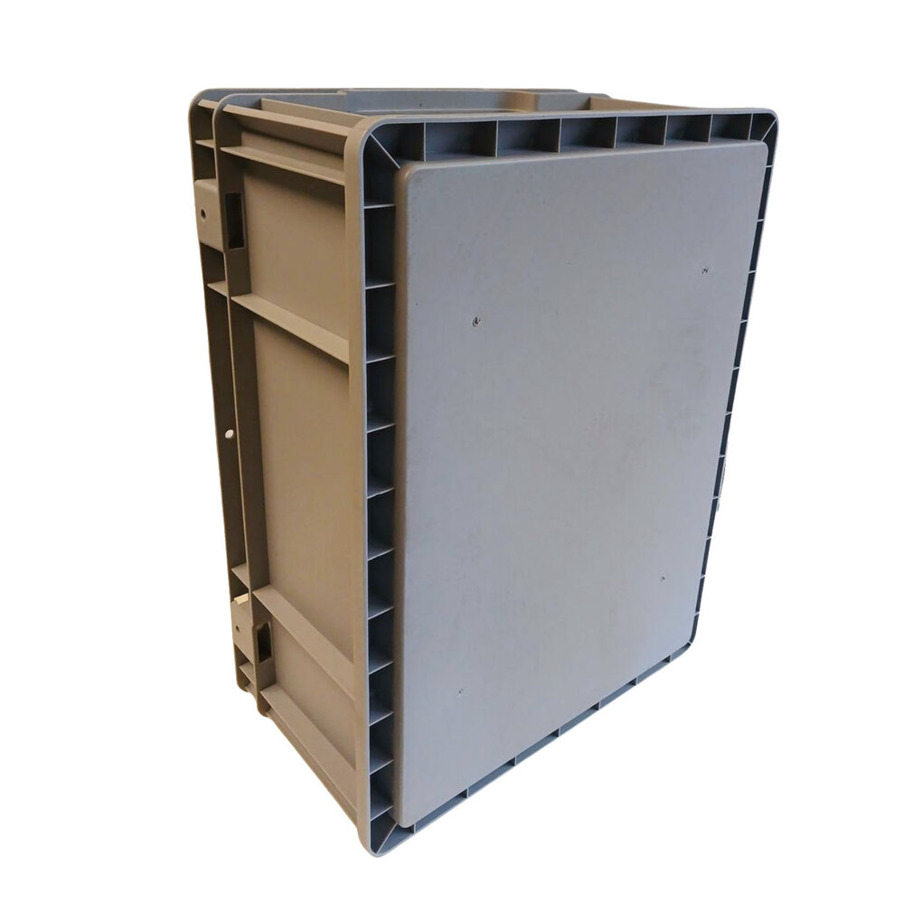 Emtrade (Nieuw) Stapelbak, 400x300x170 mm, euronorm, grijs pp, nieuw