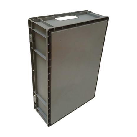 Emtrade (Nieuw) Stapelbak, 600x400x170 mm, euronorm, levensmiddelgeschikt, grijs pp, nieuw