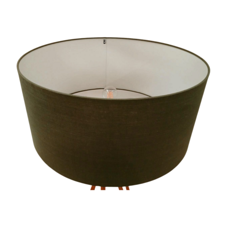 Good&Mojo Vloerlamp Kilimanjaro GOOD&MOJO, eco-linnen kap, bamboe voet, E27, gebruikt