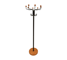 Emtrade Kapstok op houten voet 54x54x184 cm, staande kapstok, gebruikt