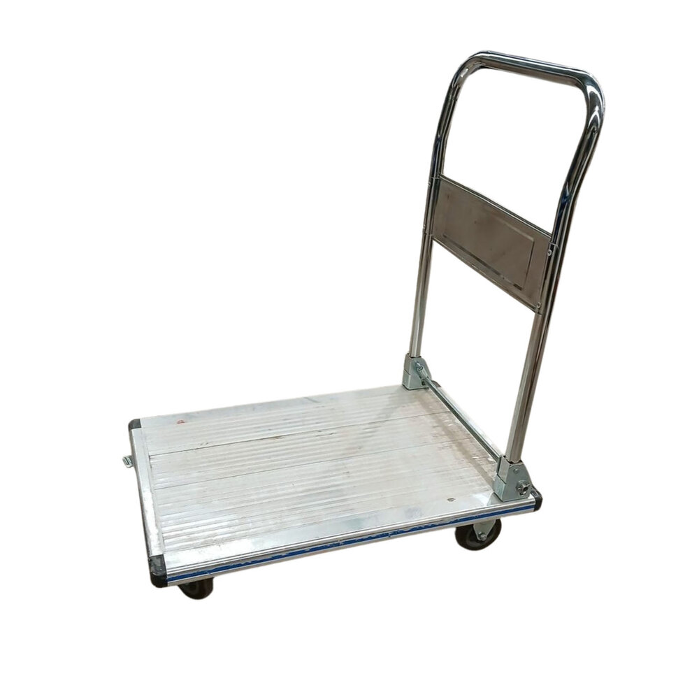 Fetra Fetra aluminium platformwagen, 150 kg draagvermogen, opklapbare duwbeugel, gebruikt