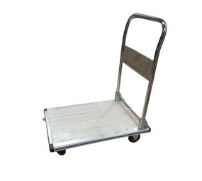 Fetra Fetra aluminium platformwagen, 150 kg draagvermogen, opklapbare duwbeugel, gebruikt