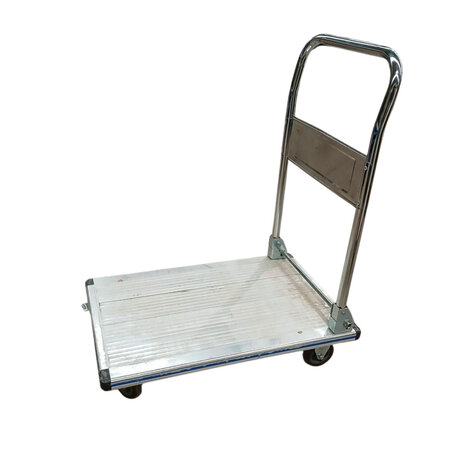 Fetra Fetra aluminium platformwagen, 150 kg draagvermogen, opklapbare duwbeugel, gebruikt