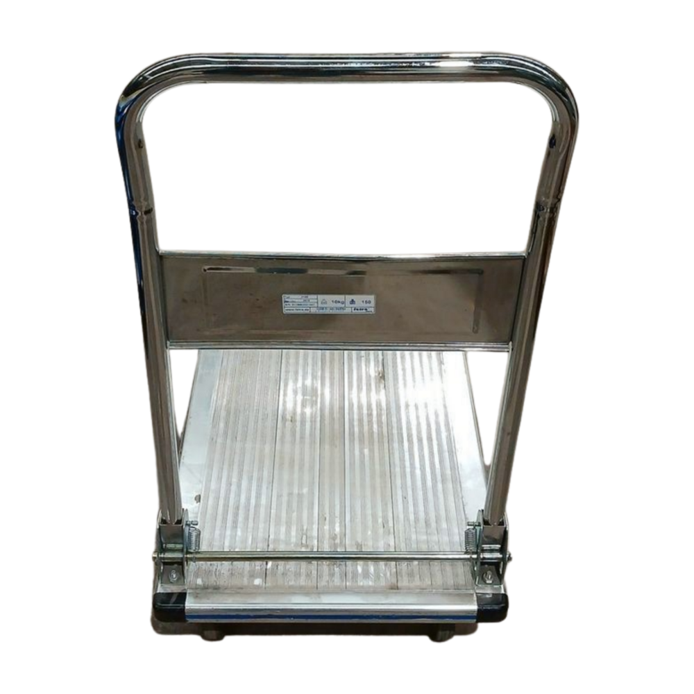 Fetra Fetra aluminium platformwagen, 150 kg draagvermogen, opklapbare duwbeugel, gebruikt