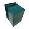 Emtrade Distributiebak, 600x400x410 mm, euronorm, levensmiddelgeschikt, groen, geel kunststof, gebruikt