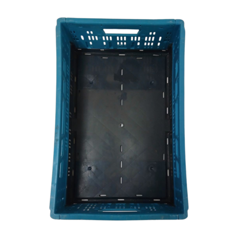 Bekuplast Vouwkrat Bekuplast 600x400x180 mm, PE-HDQ 02, geperforeerd, levensmiddelecht, gebruikt Bekuplast Vouwkrat Bekuplast 600x400x180 mm, PE-HDQ 02, geperforeerd, levensmiddelecht, gebruikt