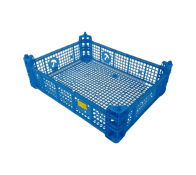 Emtrade Champignon krat 400x295x125 mm, PP05, geperforeerd, levensmiddelecht, gebruikt