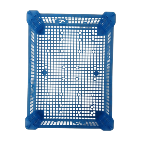 Emtrade Champignon krat 400x295x125 mm, PP05, geperforeerd, levensmiddelecht, gebruikt