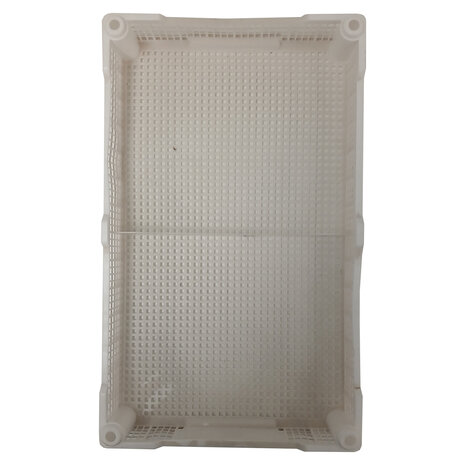 Polinplast Polinplast agrikrat 500x300x75 mm, HDPE02, geperforeerd, levensmiddelecht, gebruikt