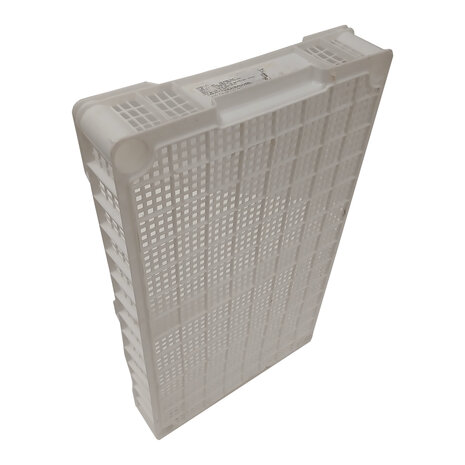 Polinplast Polinplast agrikrat 500x300x75 mm, HDPE02, geperforeerd, levensmiddelecht, gebruikt