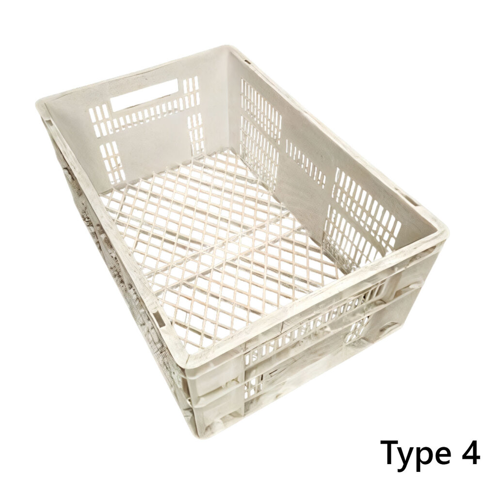 Emtrade Stapelkrat, 600x400x240 mm, euronorm, zwart kunststof, gebruikt