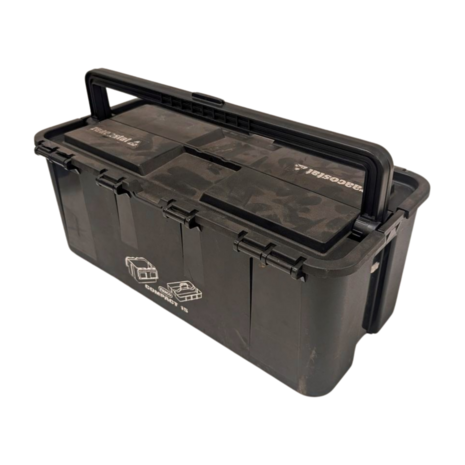 Raaco Raaco Compact 15 Gereedschapskist, Zwart, 20 kg Max. Belastbaarheid, Polypropyleen (PP), Gebruikt