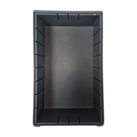 BITO Magazijnbak 400x234x140mm, 9,4 liter, kunststof bak, gesloten, stapelbaar, blauw, gebruikt