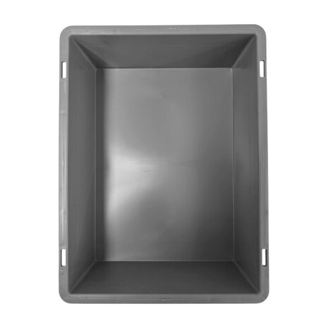 Emtrade Stapelbak 400x300x120mm Gesloten Grijs, Nieuw