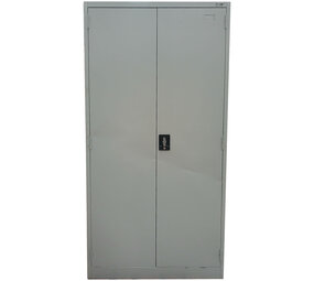 Manutan Manutan Archiefkast 4 Legborden Grijs, 905x400x1855mm (bxdxh), Gebruikt
