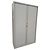 Emtrade Roldeurkast, 120x45x197 cm, Lichtgrijs, Zonder legborden en sleutel, Gebruikt