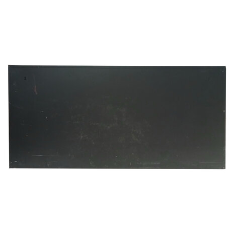 Emtrade Lage schuifdeurkast, zwart, 2 legborden, incl 1 sleutel, 160x45x76cm, gebruikt Emtrade Lage schuifdeurkast, zwart, 2 legborden, incl 1 sleutel, 160x45x76cm, gebruikt