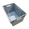 Allibert Nestbare stapelbak 60x40x30cm grijs, gebruikt