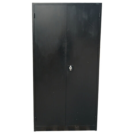 Overtoom Overtoom archiefkast 3 legborden zwart, 100x45x194 cm, zonder sleutel, gebruikt