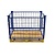 Emtrade (Nieuw) Opzetrand staal voor Euro pallet, klapraam, gaascontainer, 1200x800x800 mm, nieuw