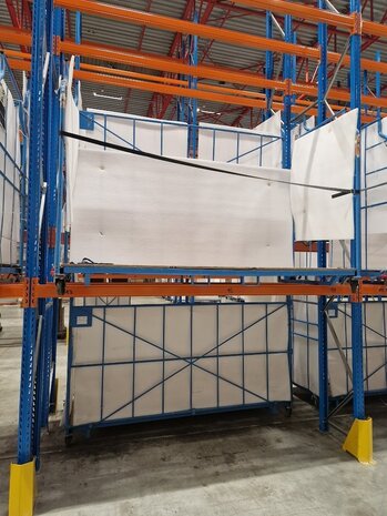 Cordes Meubeltransportwagen 2500x1150x1800mm L-frame nestbaar en stapelbaar, met rem, blauw, gebruikt